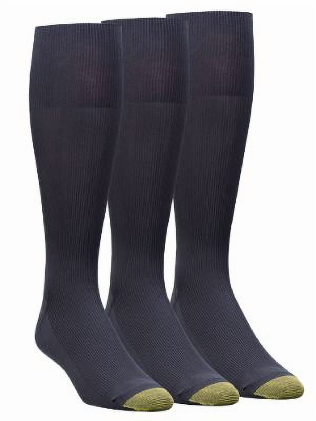 Calze Da Uomo Metropolitan Gold Toe - 3 Paia, Nere, Punta