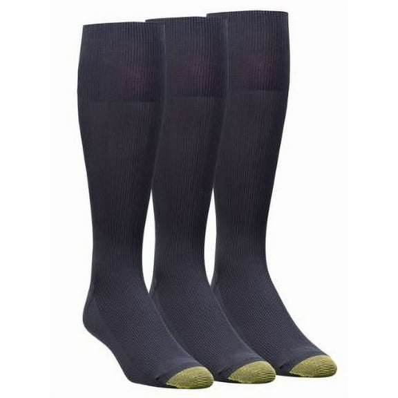 Men's Gold Toe Metropolitan Over The Calf Dress Socks, 3 Pack