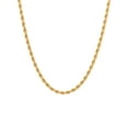 thumbnail image 1 of Men's Gold-Tone Stainless Steel 2.3MM Rope Link 24" Chain Necklace - Brilliance Fine Jewelry, 1 of 5
