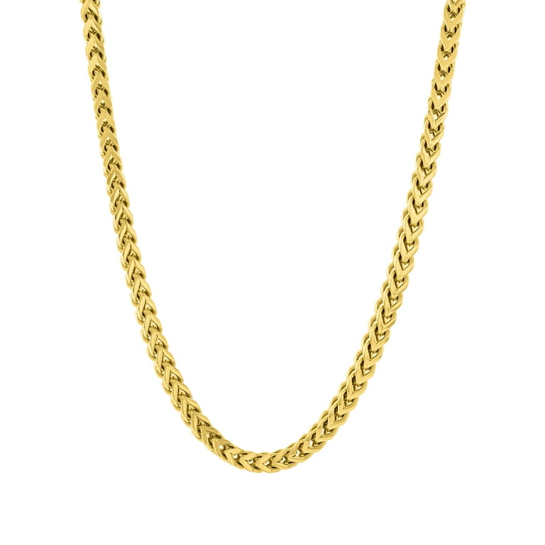 Stainless steel gold chain walmart sale