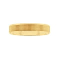 thumbnail image 1 of Men's Gold-Tone Tungsten Plain Beveled 5MM Wedding Band by Brilliance Fine Jewelry - Men's Ring, 1 of 4