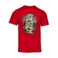 thumbnail image 1 of Men's Golden Dragon Short-Sleeve T-Shirt - Red - 3X-Large, 1 of 1