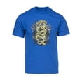 thumbnail image 1 of Men's Golden Dragon Short-Sleeve T-Shirt - Royal - Medium, 1 of 1