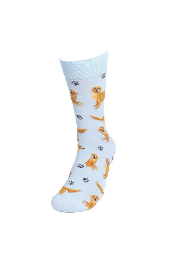 Men's Golden Retriever Dog Novelty Socks