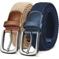 thumbnail image 1 of Men's Golf Belt-Braided Woven Stretch Belt for Gift Men Casual Jeans Sports Work 1 3/8", 1 of 9
