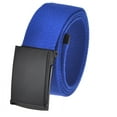 thumbnail image 1 of Men's Golf Belt in 1.5 Black Flip Top Buckle with Canvas Web Belt XXX-Large Royal Blue, 1 of 3