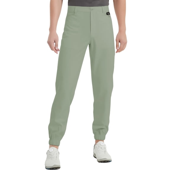 Men's Golf Pants Joggers Stretch Lightweight Slim Fit Workout Casual Pants with Pockets