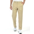 thumbnail image 1 of Men's Golf Pants Lightweight Stretch Relaxed Fit Pants Flat Front Pants, 1 of 7