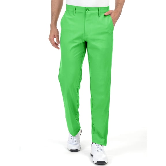 Men's Golf Pants Lightweight Stretch Relaxed Fit Pants Flat Front Pants