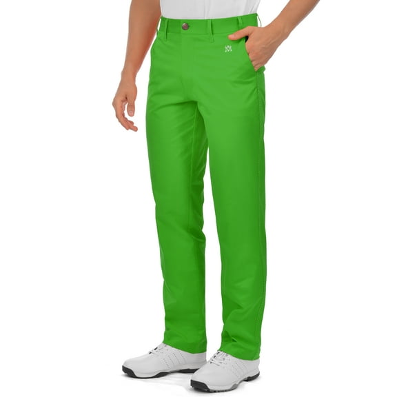 Men's Golf Pants Stretch Slim Straight Tech Performance Relaxed Fit Chino Pant