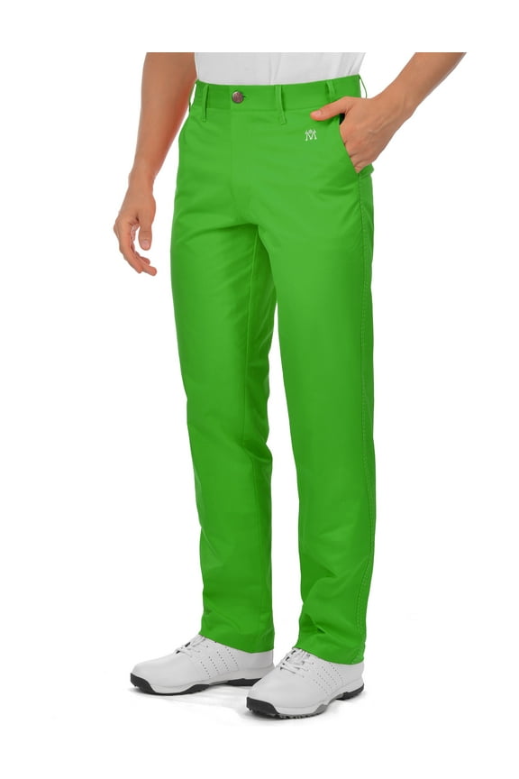 Men's Golf Pants Stretch Slim Straight Tech Performance Relaxed Fit Chino Pant