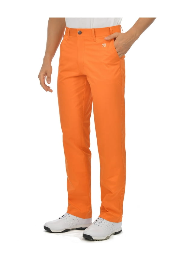 Men's Golf Pants Stretch Slim Straight Tech Performance Relaxed Fit Chino Pant