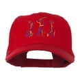 thumbnail image 1 of Men's Golf Sequence Embroidered Cap - Red OSFM, 1 of 5