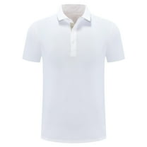 Men's Golf Sports Shirt Moisture Wicking Quick Dry Short Sleeve Casual Lapel Polo Shirt