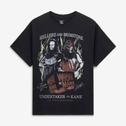 Mens Goodie Two Sleeves Black The Undertaker vs. Kane Graphic T-Shirt