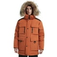 thumbnail image 1 of Men's Goose Down Parka Extreme Warm Winter Jacket with Hood, 1 of 6