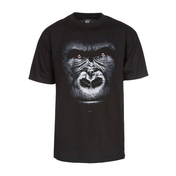 Men's Gorilla Face Short-Sleeve T-Shirt - Black - Small