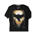thumbnail image 1 of Men's Gothic Crow Raven Graphic Art Short Sleeve T-Shirt, 1 of 6