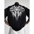 thumbnail image 1 of Men's Gothic Y2K Streetwear Graphic T-Shirt, 1 of 6