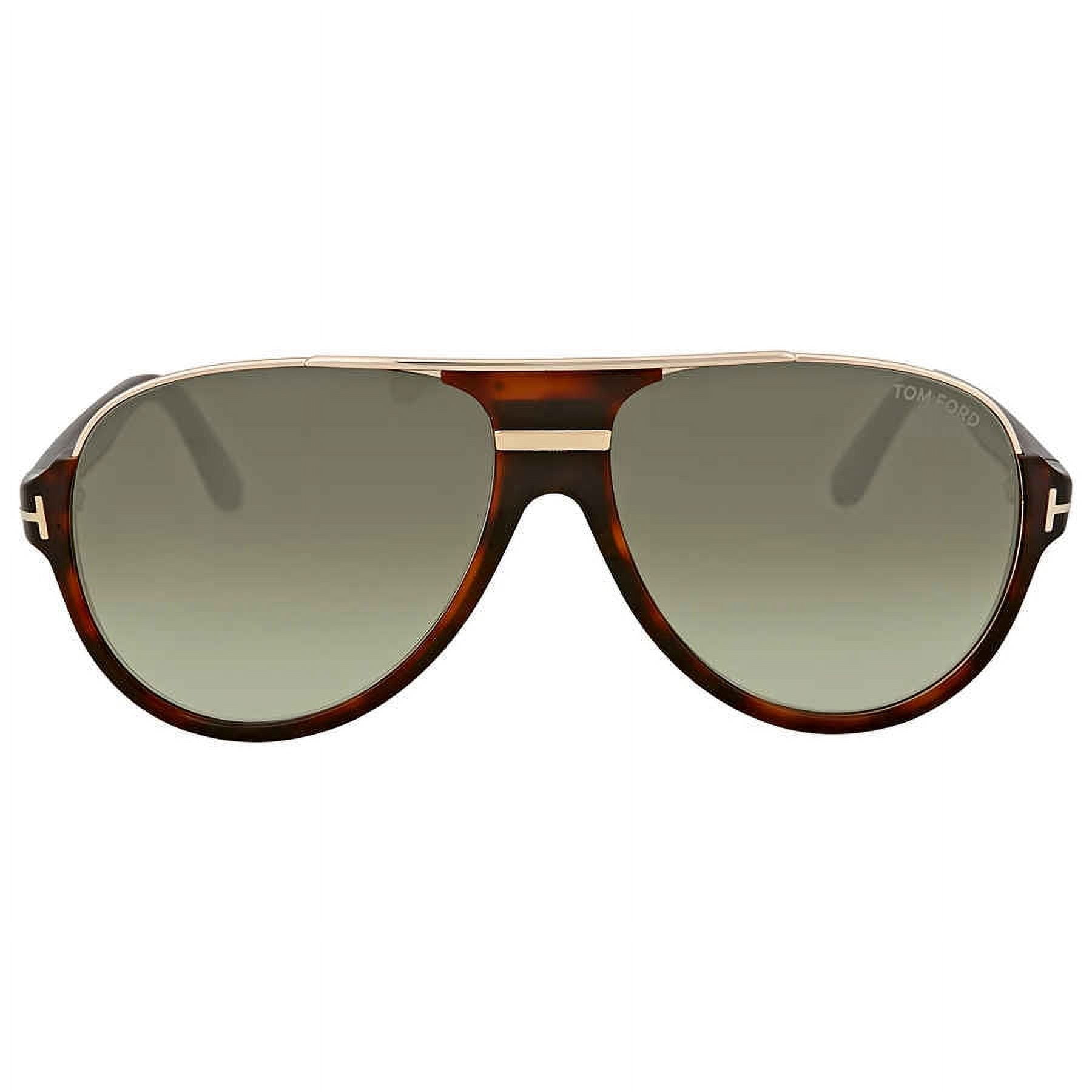 Men s Gradient Dimitry FT0334 56K 59 Brown Aviator Sunglasses Walmart