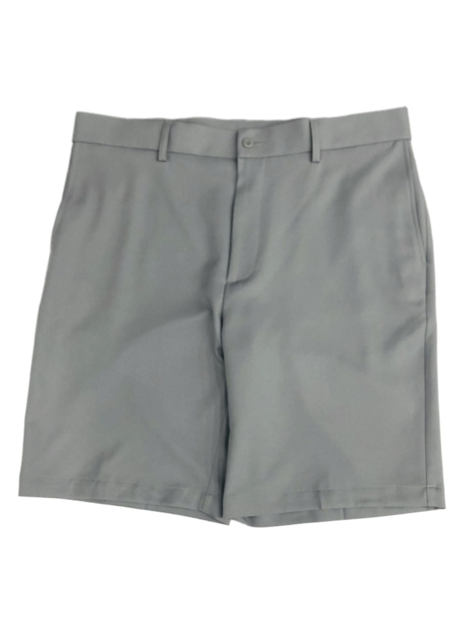 Men's Grand Slam 9" Off Course Expandable Waistband Performance Golf Shorts Color: Sleet Size: 42