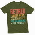 thumbnail image 1 of Men's Grandpa funny T-shirt retired grandpa grandkids tee shirt Papa gift retirement tee (Small Military Green), 1 of 7