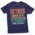 thumbnail image 1 of Men's Grandpa funny T-shirt retired grandpa grandkids tee shirt Papa gift retirement tee (Small Navy Blue), 1 of 7