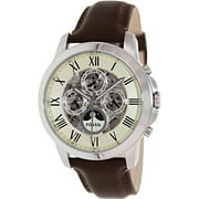 Mens Grant ME3027 Brown Leather Automatic Watch