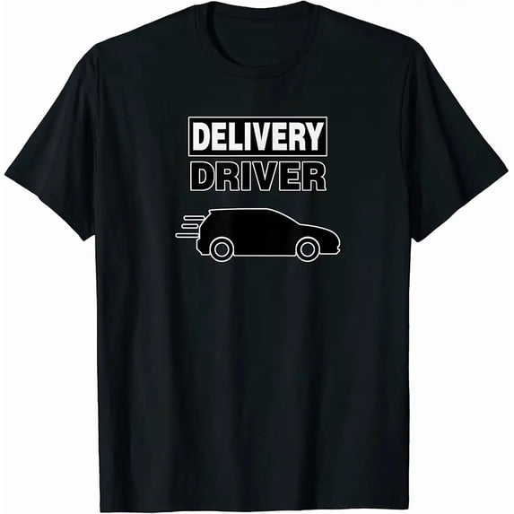 Men's Graphic Delivery Driver Job Courier T-Shirt