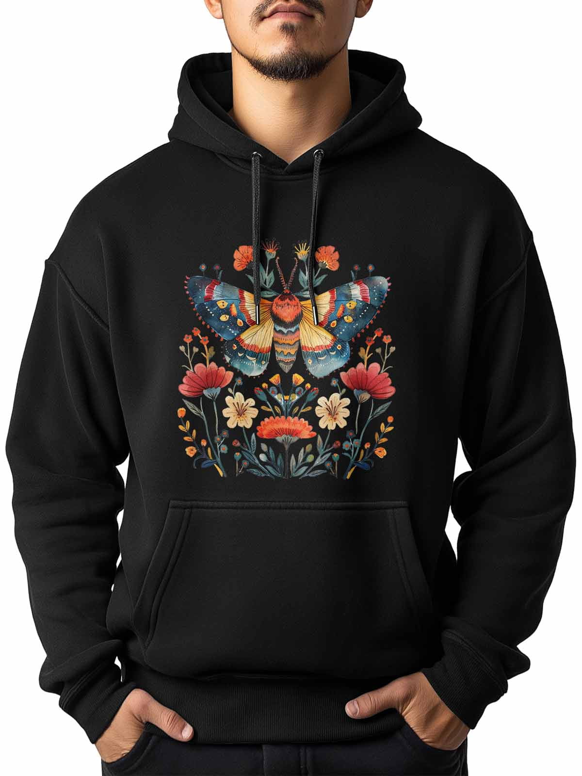 Anime Graphic Hoodies For Men - Long Sleeve Pullover Hooded Sweatshirt With Pockets, Lightweight & Soft