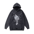 thumbnail image 1 of Men's Graphic Print Long Sleeve Hoodie Pullover Sweatshirt Goth Harajuku Hip Pop Hoodies for Women Y2k Streetwear Hoodies A40, 1 of 3