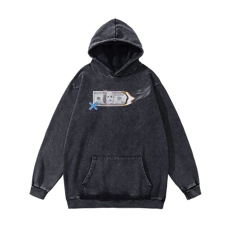 GORGLITTER Boys Y2K Graphic Zip Up Hoodie - Long Sleeve Letter Print Hooded Jacket Sweatshirt For Teens