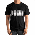 thumbnail image 1 of Men's Graphic Print Short Sleeve Focused T-Shirt For Men 1 Pcs Graphic Tee 100% Heavy Cotton - Comfortable Crew Neck, Soft Tees Casual Tops, 1 of 6