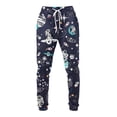 thumbnail image 1 of Men's Graphic Printed Joggers Sweatpants Casual Workout Pants Sports Trousers for Gym Running Black XXXL, 1 of 4