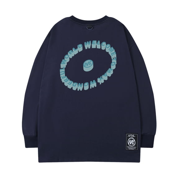 Men's Graphic Sweatshirt Crew Neck Long Sleeve Casual Loose Pullover Tops Women's Oversized Sweatshirts A19