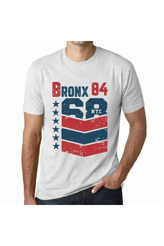 Men's Graphic T-Shirt Bronx 84 84th Birthday Anniversary 84 Year Old Gift 1940, Vintage Birthday Gift