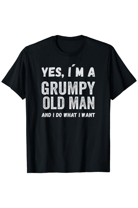 Men's Graphic T-Shirt Funny Grumpy Saying Print Cotton Blend