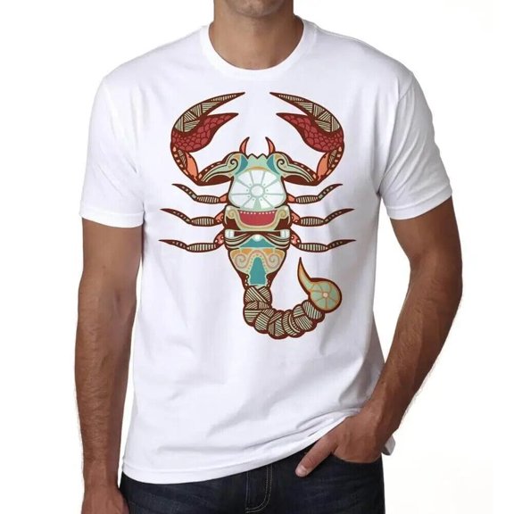 Men's Graphic T-Shirt Scorpio Zodiac Sign Eco-Friendly Limited Edition