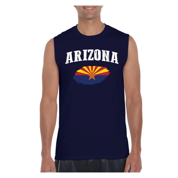 Men's Graphic T-Shirt Sleeveless - Arizona