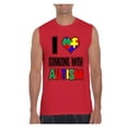 thumbnail image 1 of IWPF - Men's Graphic T-Shirt Sleeveless - Autism Awareness, 1 of 5
