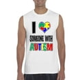 thumbnail image 1 of Men's Graphic T-Shirt Sleeveless - Autism Awareness, 1 of 5