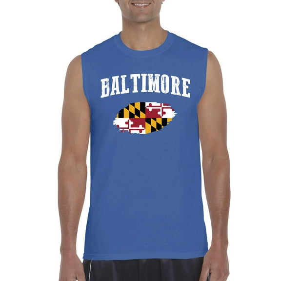 Men's Graphic T-Shirt Sleeveless - Baltimore