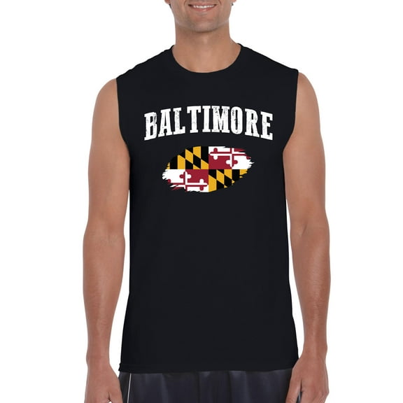 Men's Graphic T-Shirt Sleeveless - Baltimore