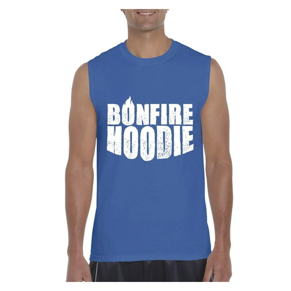 Men's Graphic T-Shirt Sleeveless - Bonfire Hoodie