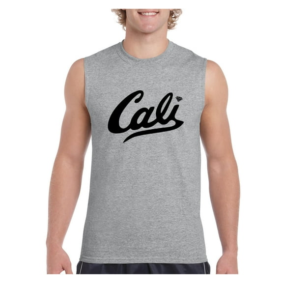 Men's Graphic T-Shirt Sleeveless - California Cali
