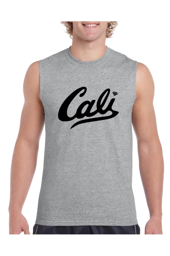 Men's Graphic T-Shirt Sleeveless - California Cali