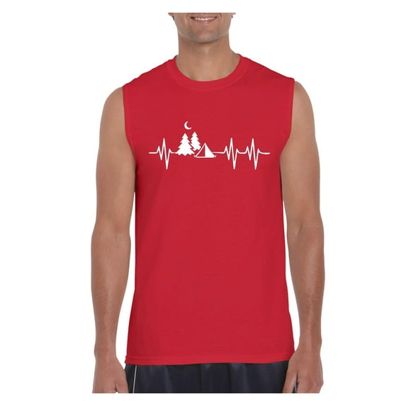 Men's Graphic T-Shirt Sleeveless - Camping Hiking Gift
