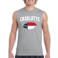 thumbnail image 1 of Men's Graphic T-Shirt Sleeveless - Charlotte, 1 of 5