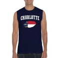 thumbnail image 1 of Men's Graphic T-Shirt Sleeveless - Charlotte, 1 of 5