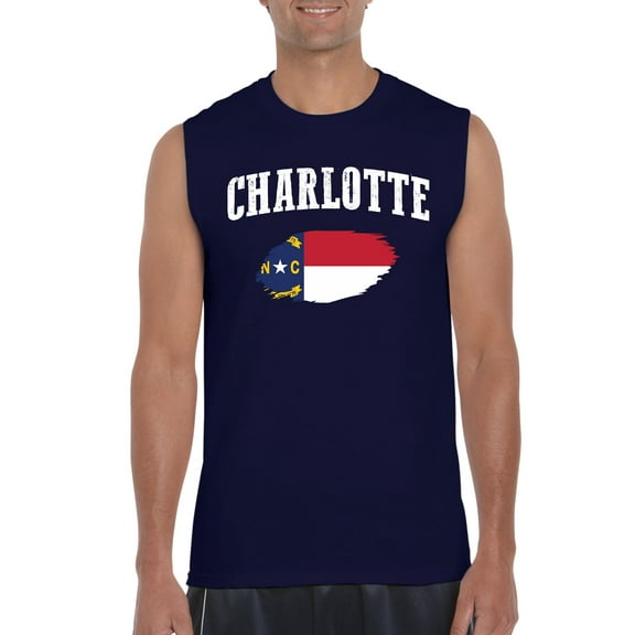 Men's Graphic T-Shirt Sleeveless - Charlotte